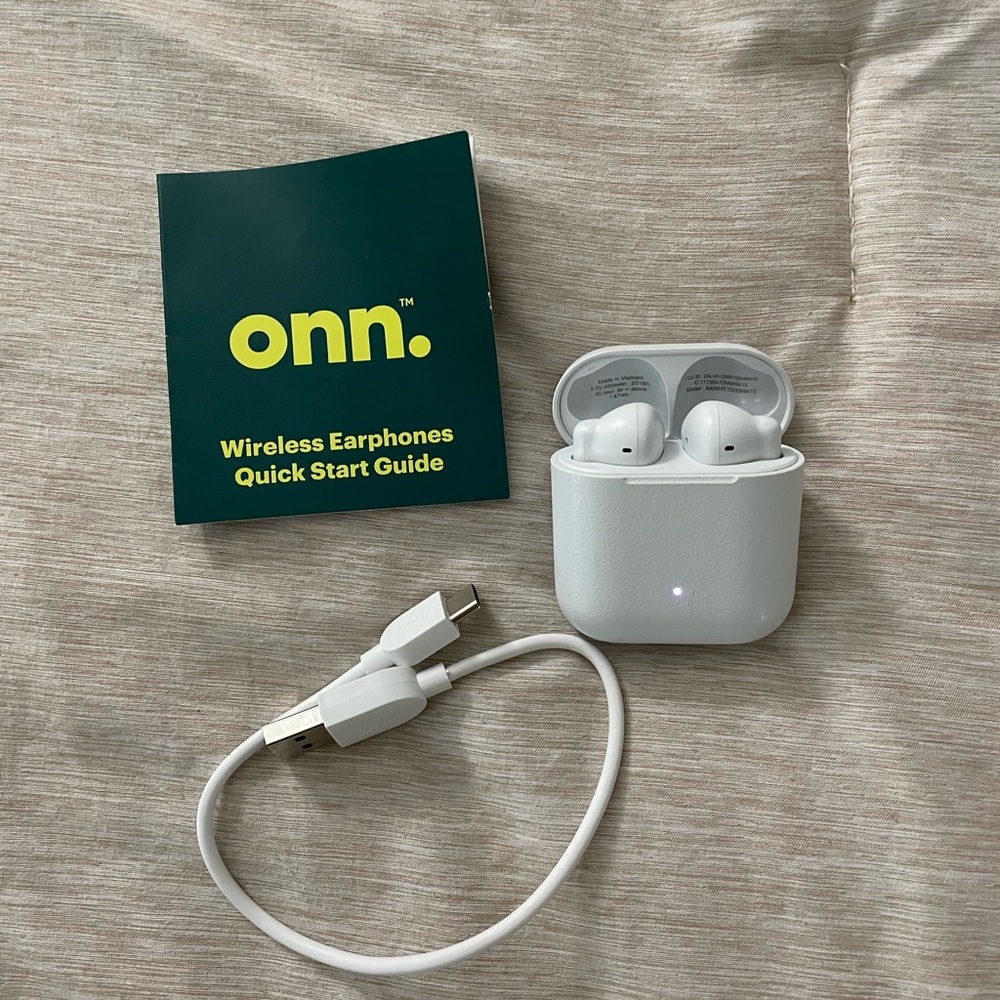Onn Wireless Earphones with Charging Case